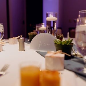 Wedding table numbers